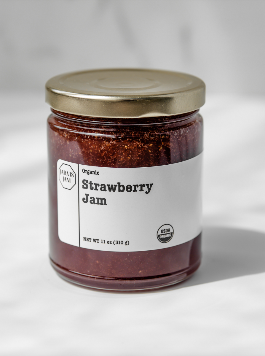 Organic Strawberry Jam, image size:894x1200